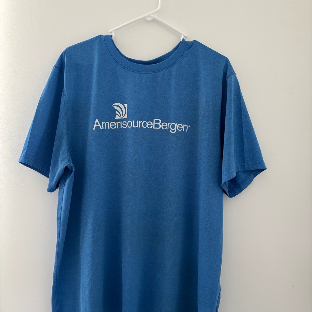 Blue Men's Workout Top